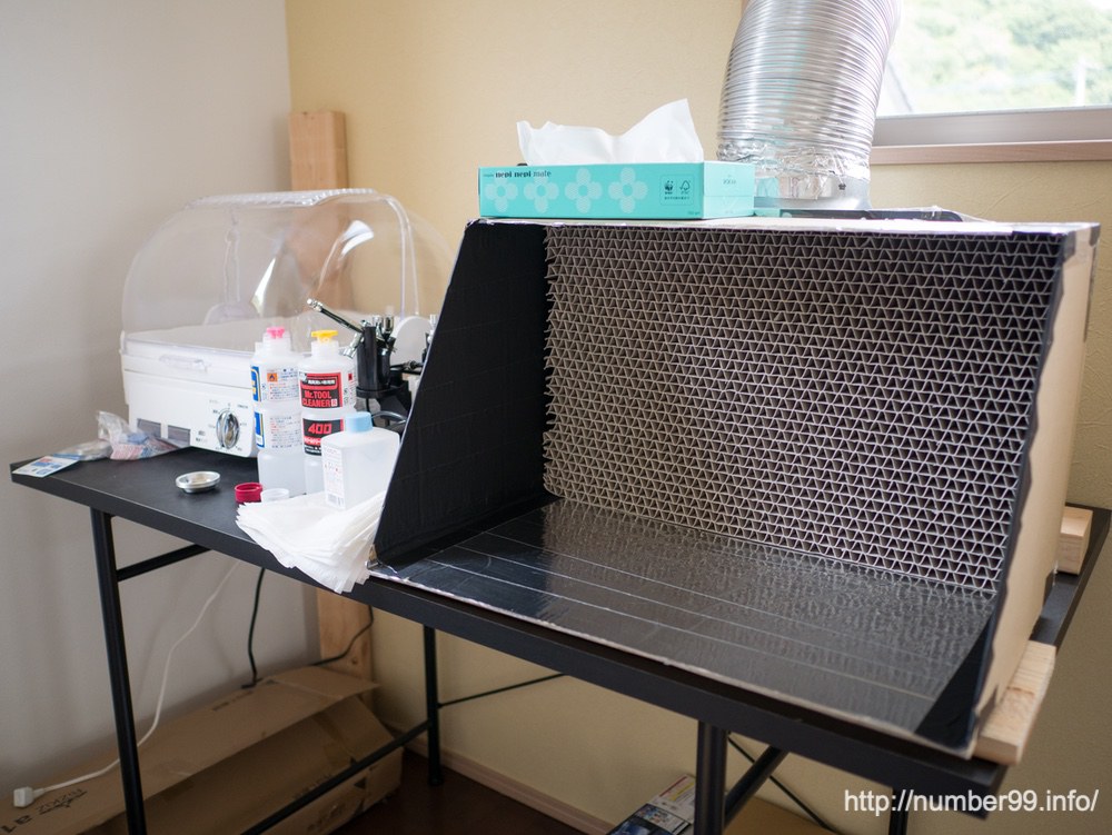 ガンプラ】パナソニックの換気扇を使って塗装ブースをDIY【プラモデル