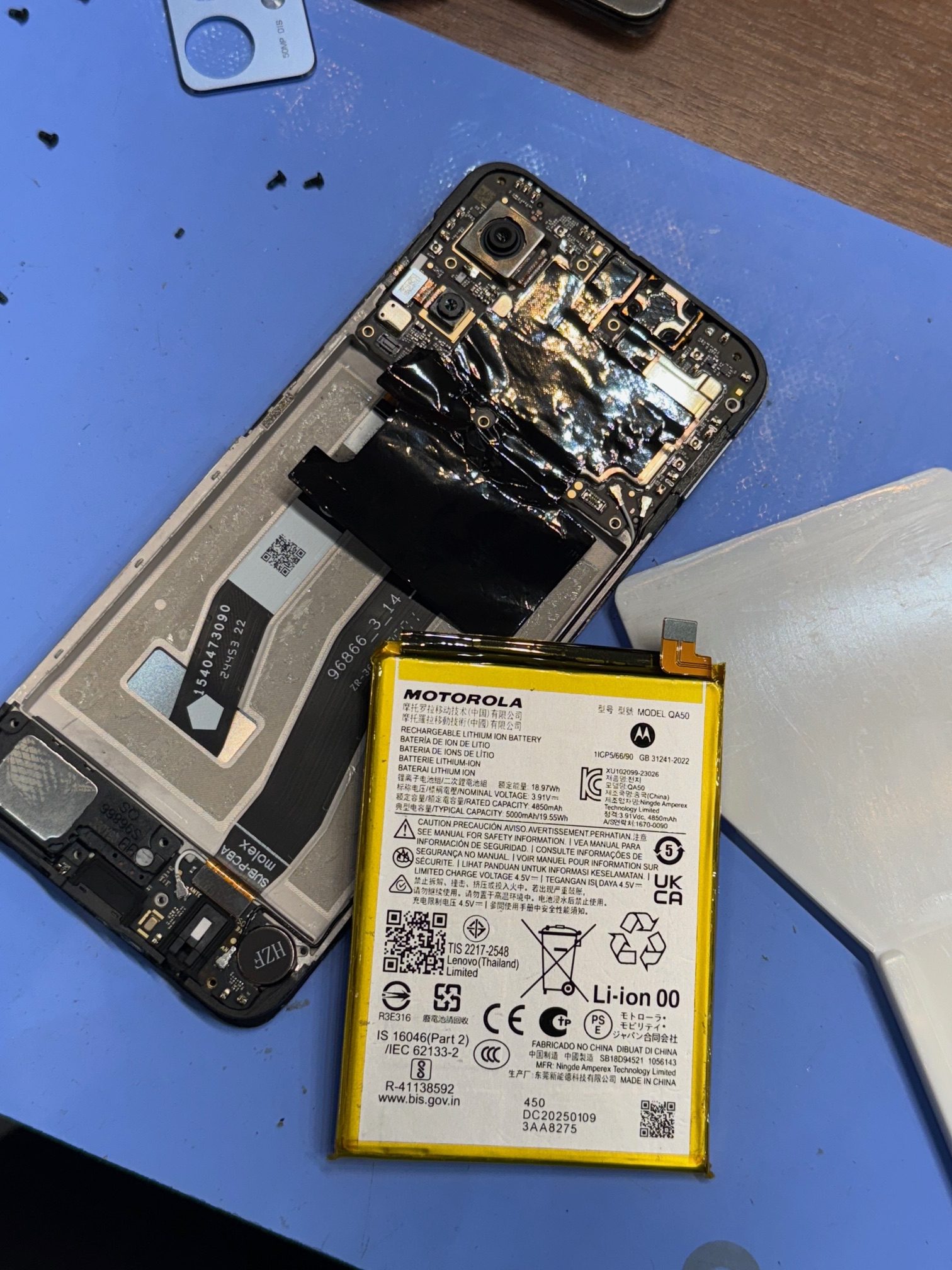 赤池店】moto g64y 5Gの画面割れ修理【日進市赤池からご来店