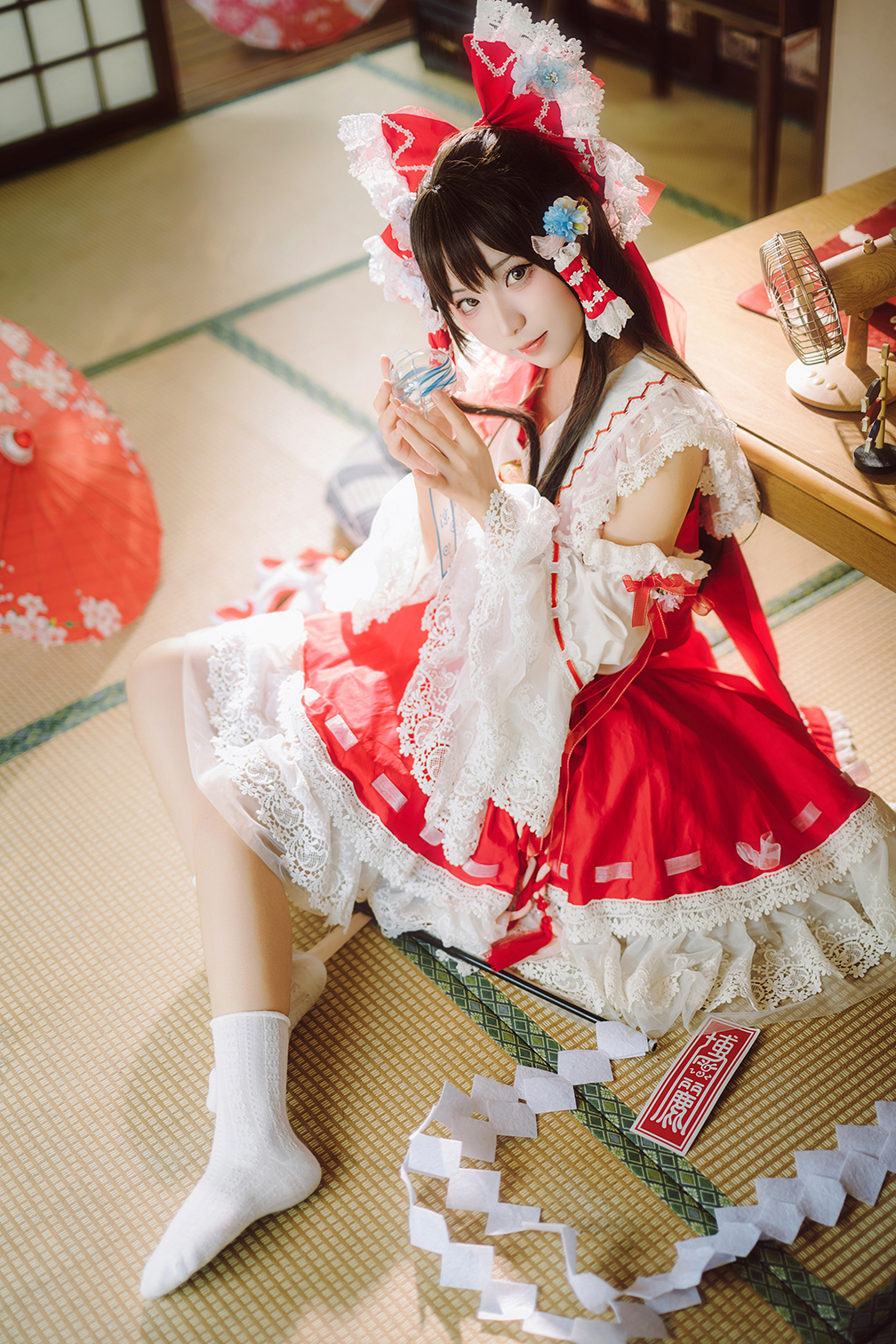 東方Project: 博麗霊夢 コスプレ 花灵梦 HANA (森森仙) SailorStyle