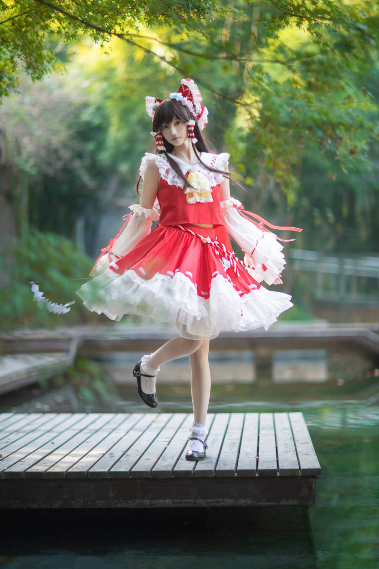 東方Project: 博麗霊夢 コスプレ 花灵梦 HANA (森森仙) SailorStyle