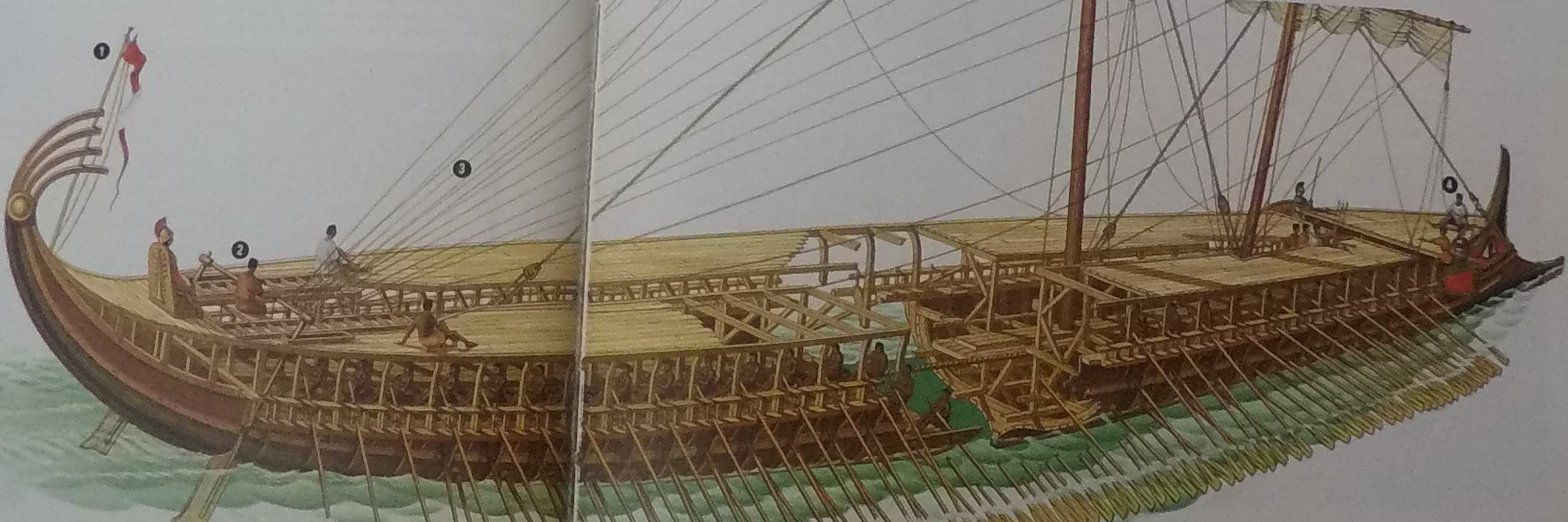 古代地中海の覇者、古代ギリシャのトライリム（三段櫂船） – Hi-Story