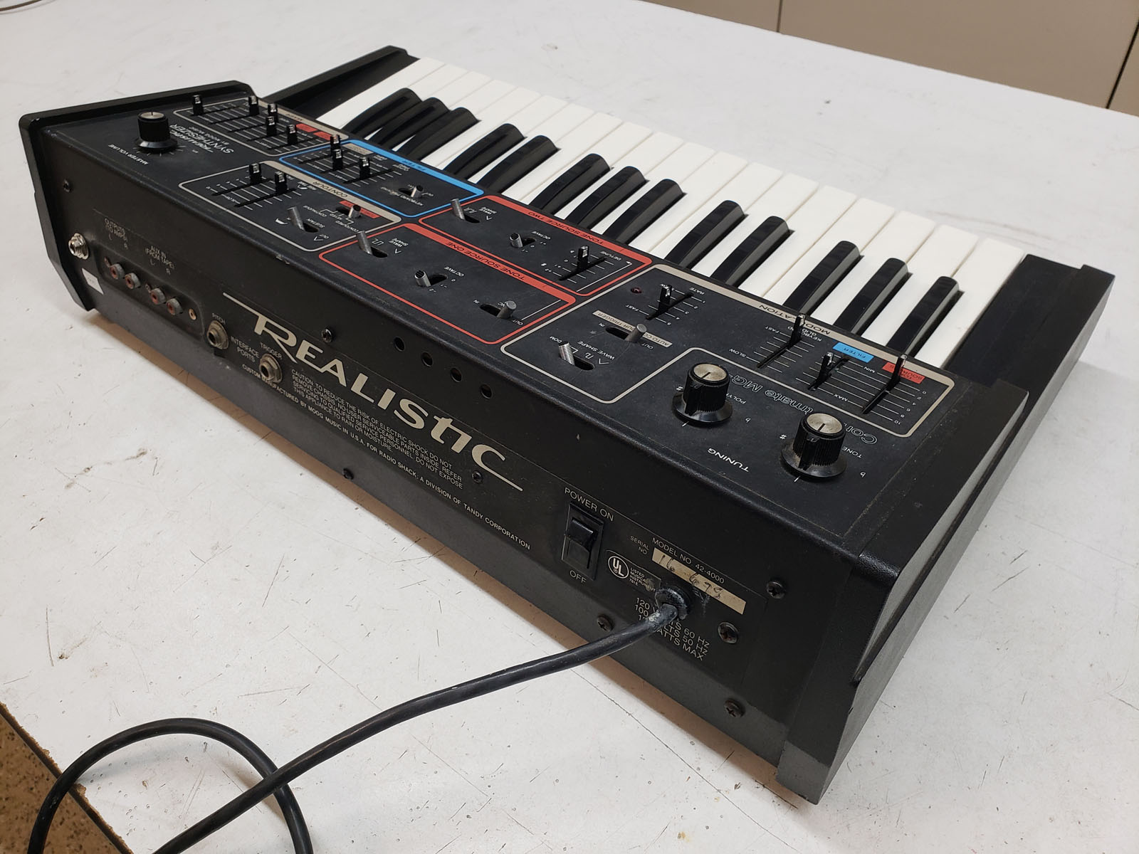 Vintage Moog MG-1 Analog Synthesizer Keyboard Serviced w/LED