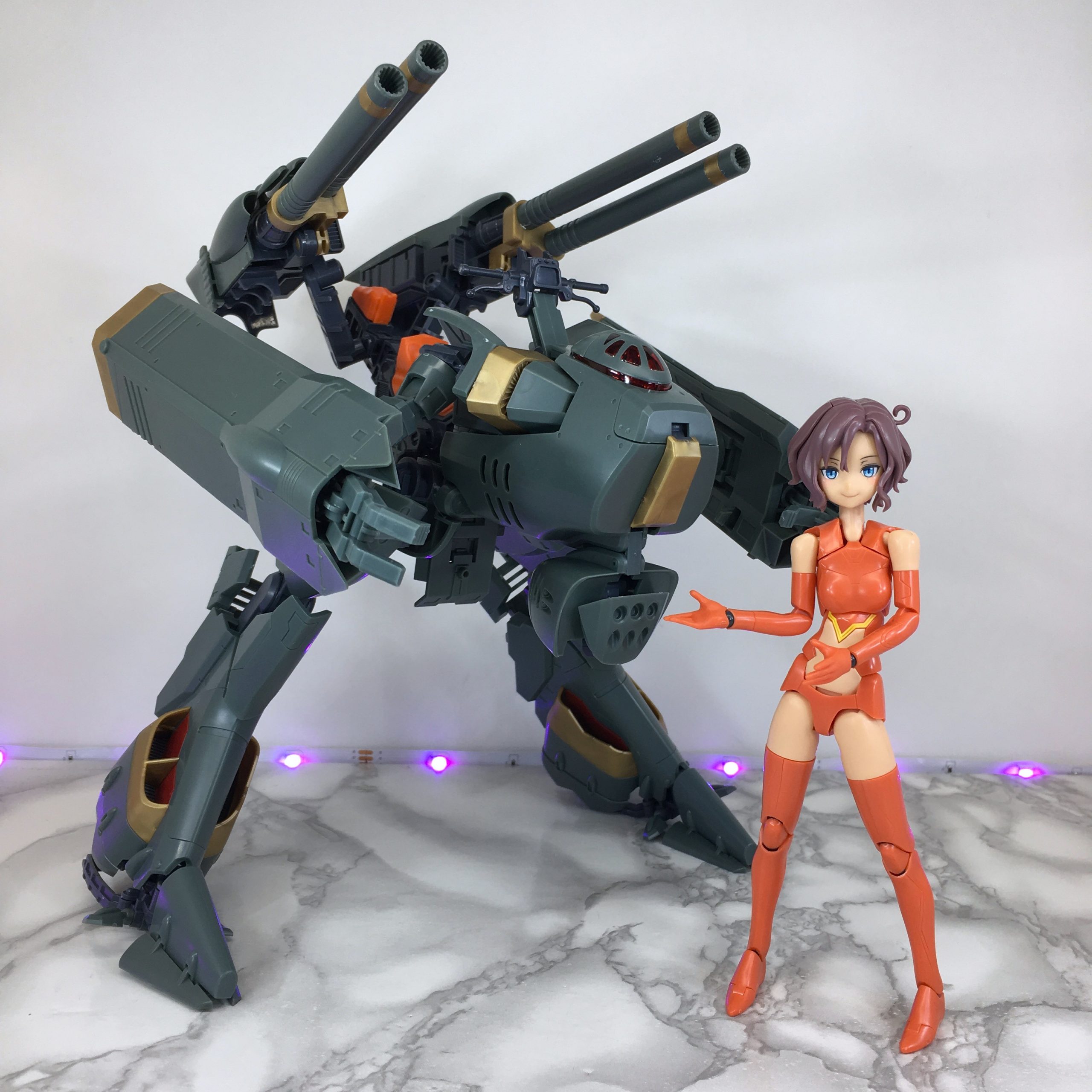 ACKS【マクロスΔ VB-6《 ケーニッヒモンスター 》VFG】仮組み(追記) ②