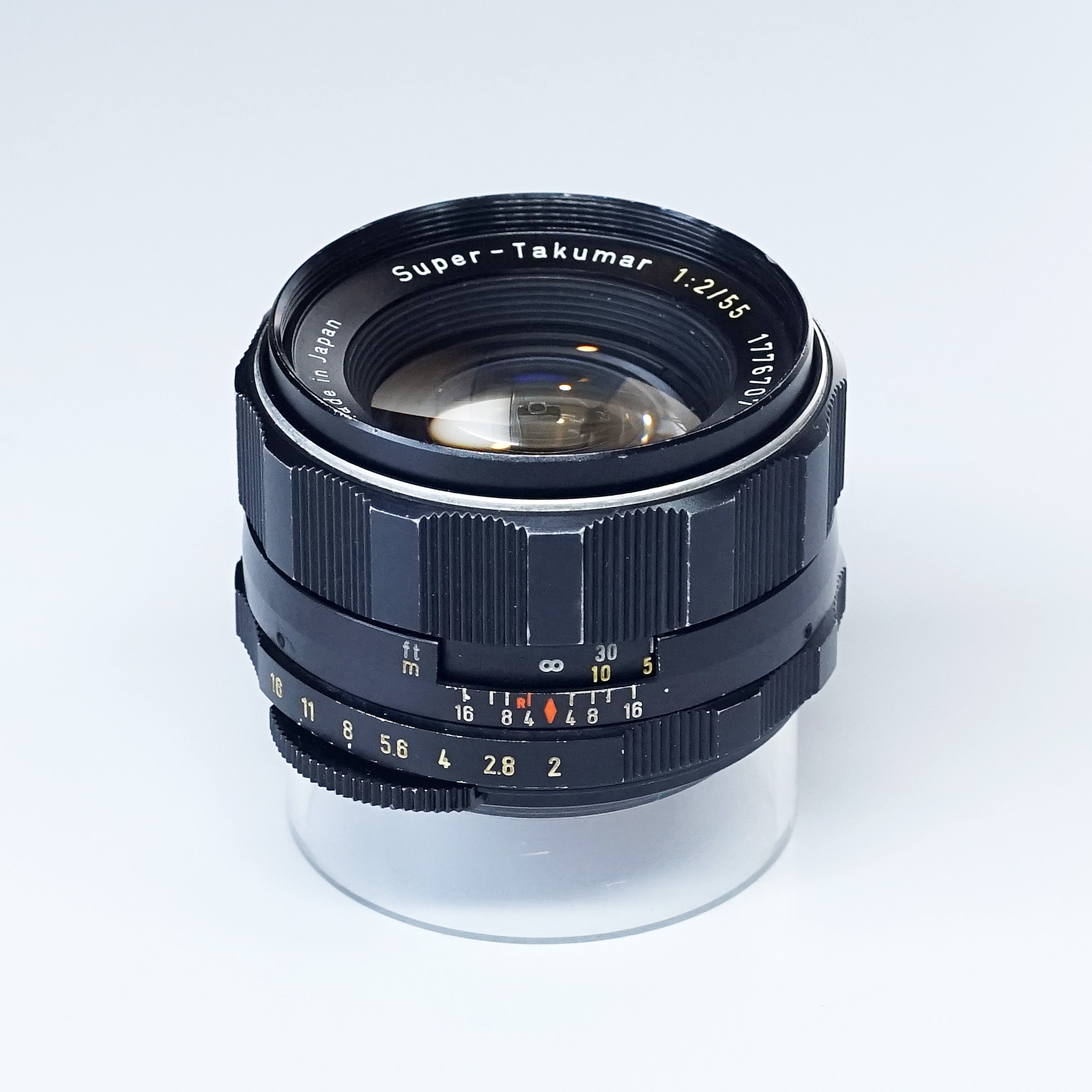 PENTAX Super-Takumar 55mm F2 黄文字タクマー ¥9,800（中古 M42