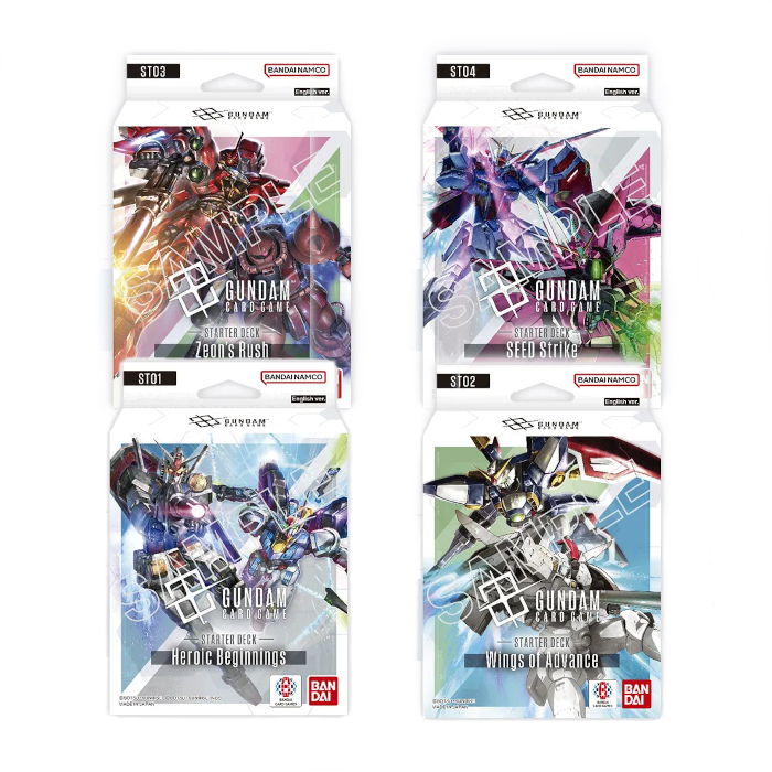 Gundam Card Game: Newtype Rising – Starter Deck(s) [ST01 / ST02