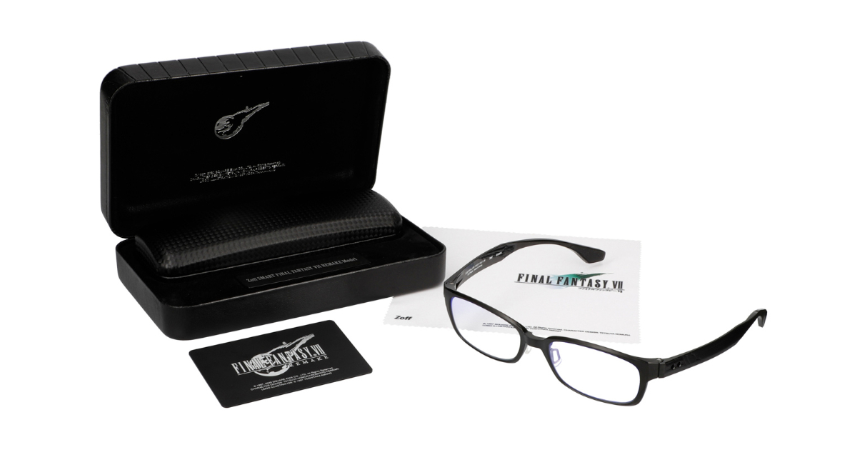 Zoff×FINAL FANTASY Ⅶ REMAKE」のコラボPCメガネが登場！目に優しい