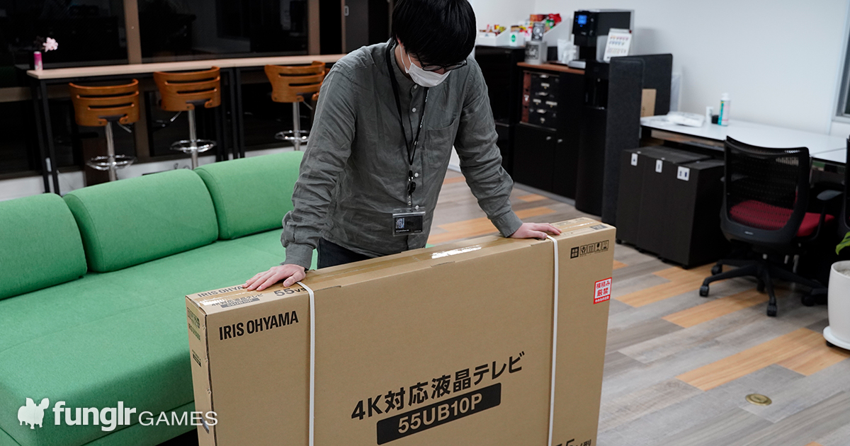 アイリスオーヤマの4K対応テレビ55インチ「55UB10P」を組み立てて