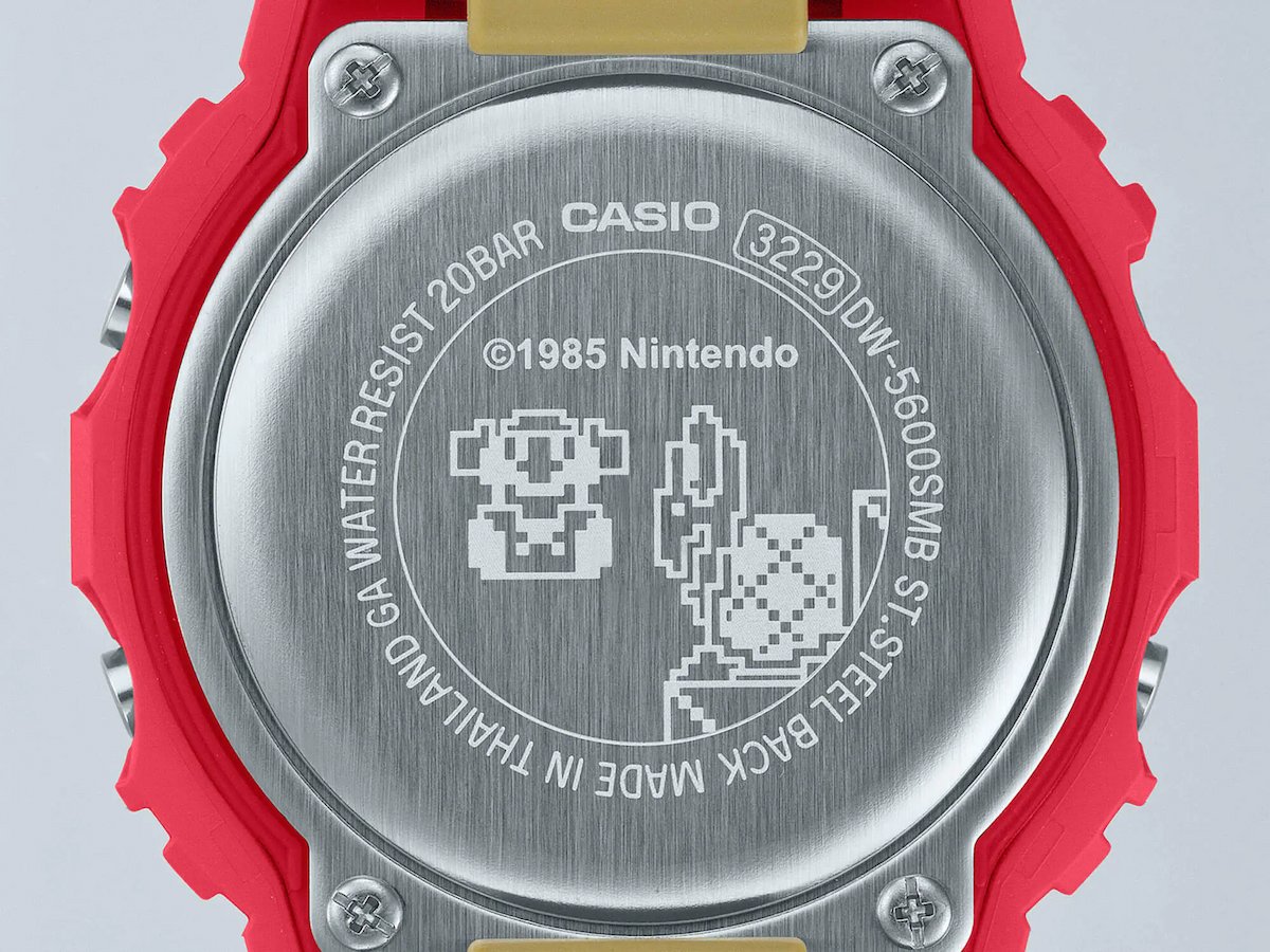 Super Mario Bros. x G-SHOCK! A cute retro Mario collaboration