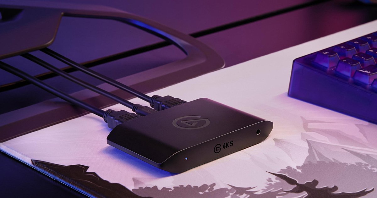 Elgatoのキャプチャデバイス「Game Capture 4K S」が9月5日発売