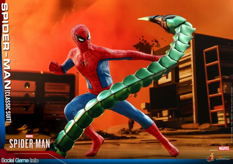 ホットトイズ、ゲーム『Marvel's Spider-Man』よりスパイダーマンの1/6