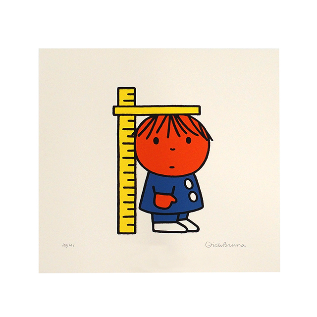 処分価格】【額縁無し特価】ディック・ブルーナのリトグラフ「スケール