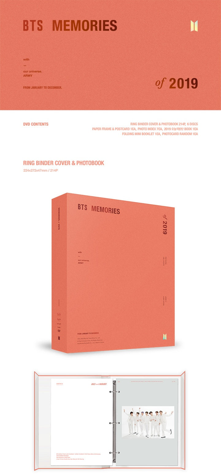 BTS - Memories Of 2019 DVD