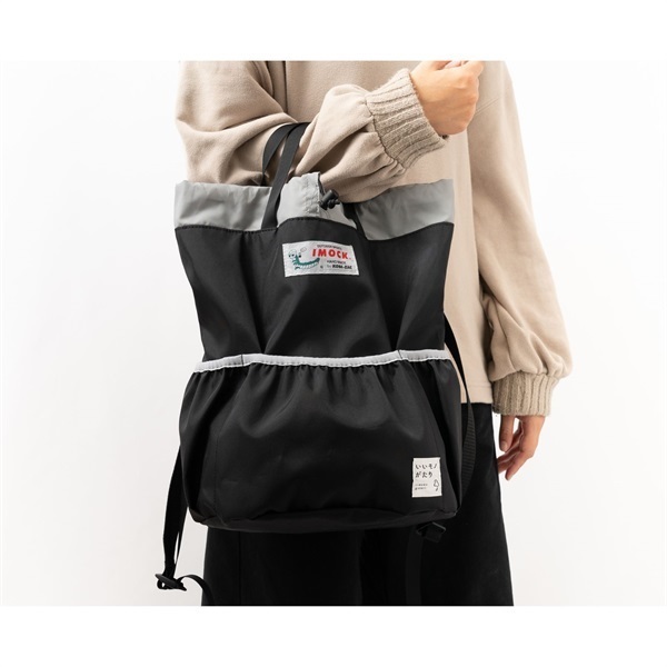 IMOCK -KOBE ZAC- x いいモノがたり きんちゃくザック ブラック