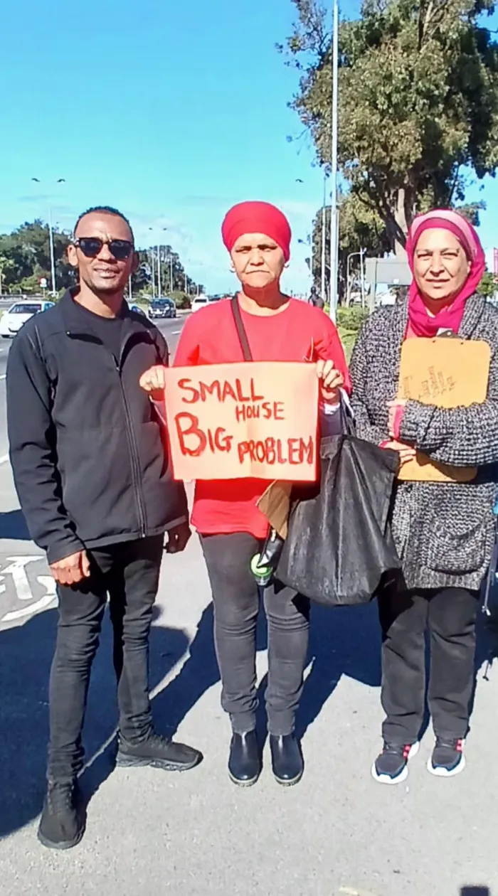 New Horizon residents protest against demolition of home extensions