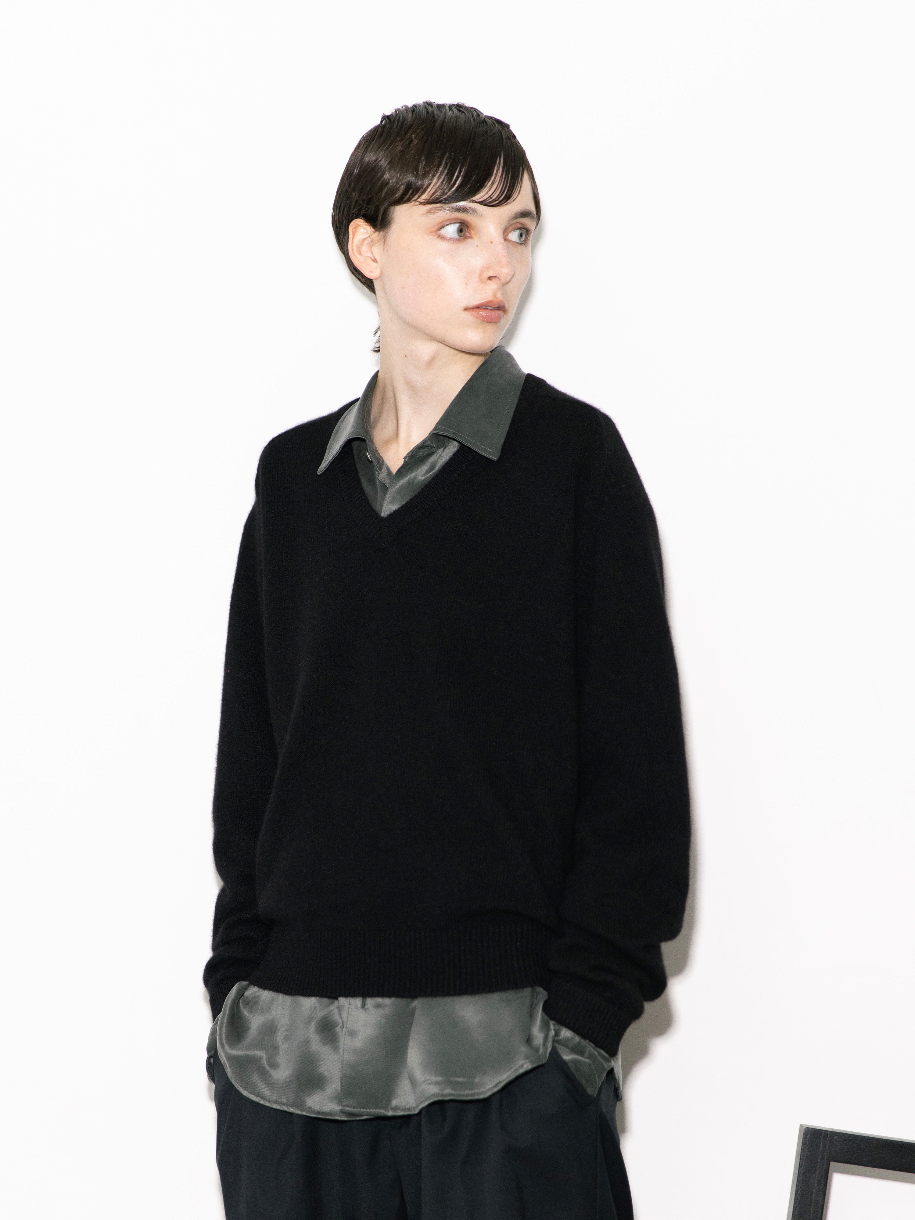 Authentic Cashmere V-Neck Knit – ILEAN