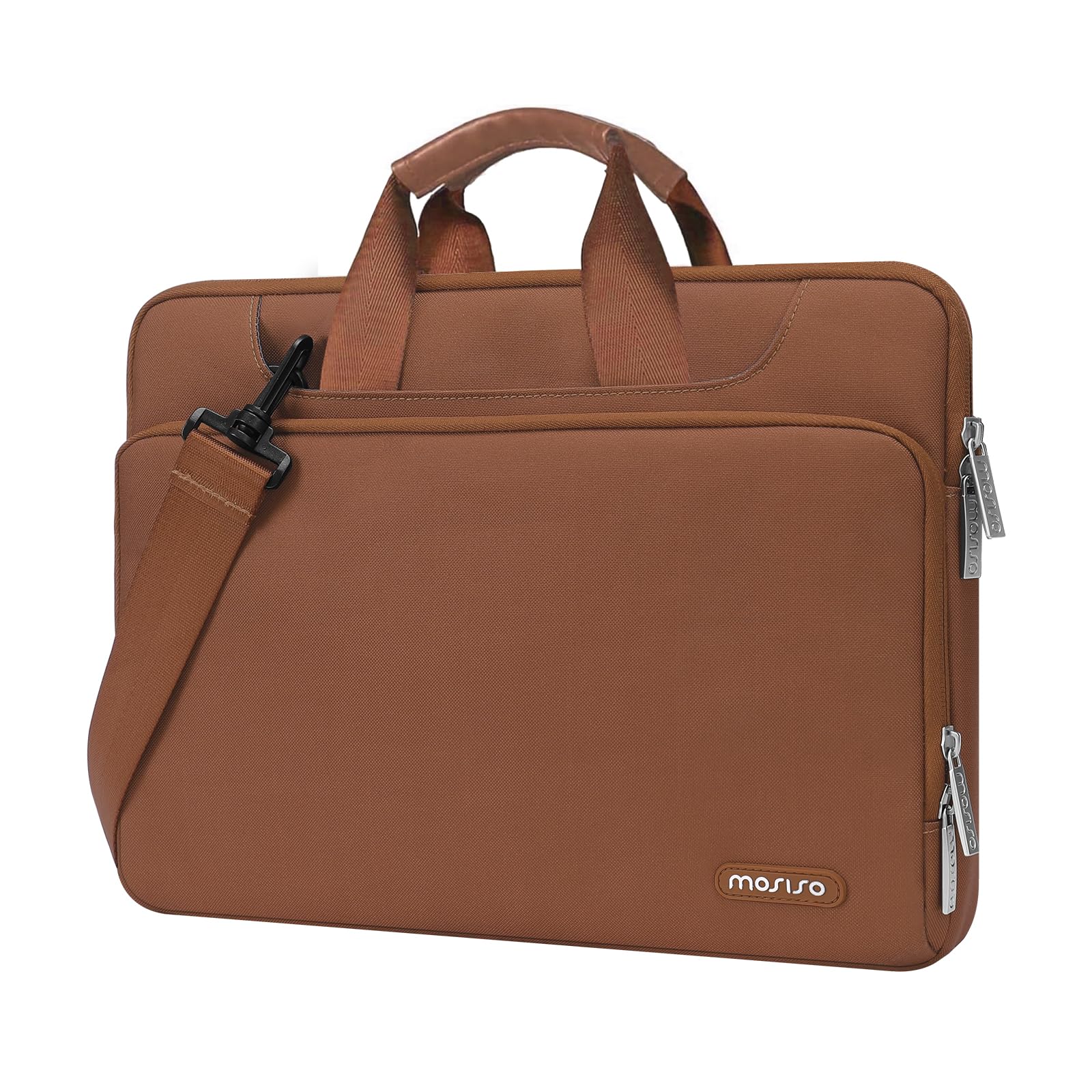 MOSISO 360 Protective Laptop Shoulder Bag Compatible with 13-17.3