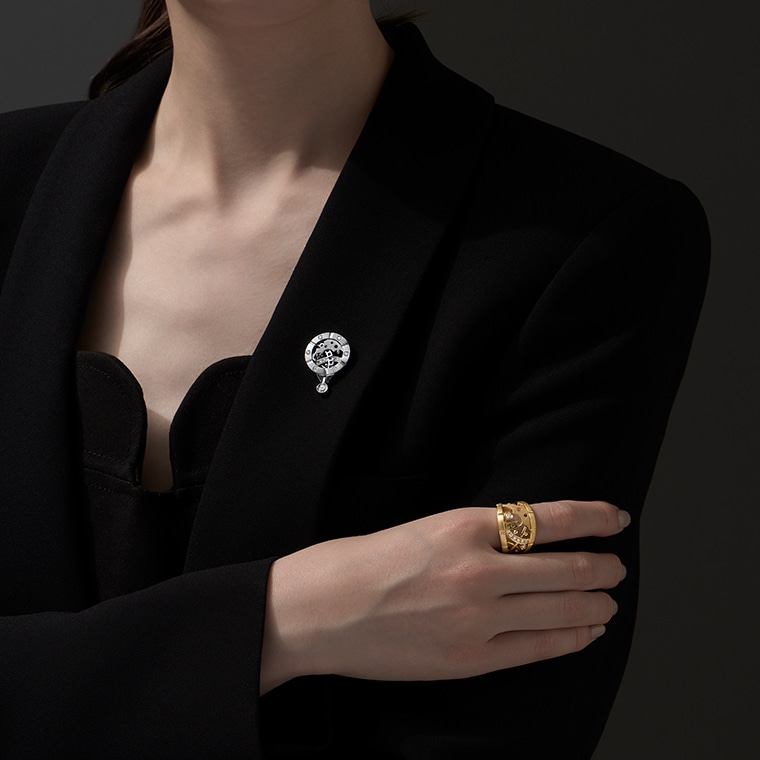 MM001]Ptダイヤモンド/ピンブローチ(プラチナ): Hyacca | IMAYO