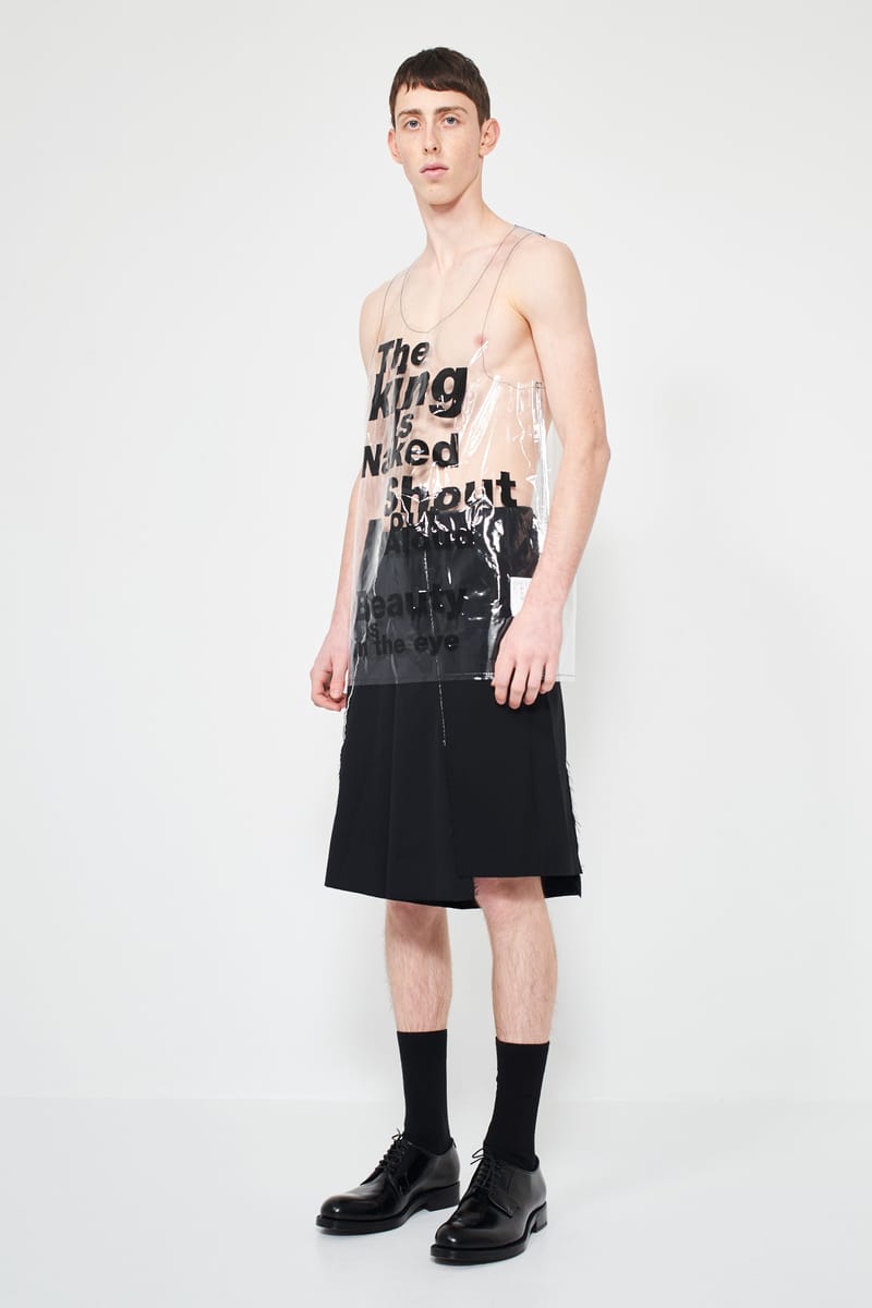 COMME Des GARÇONS HOMME Plus Transparent Tank Top | Hypebeast