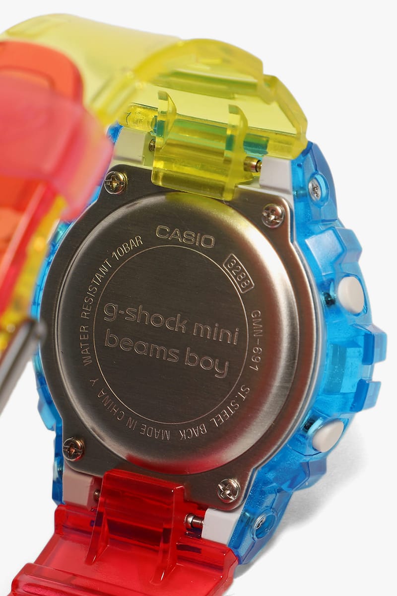 ビームズxジーショックによるスケルトン仕様の別注モデル第2弾が登場