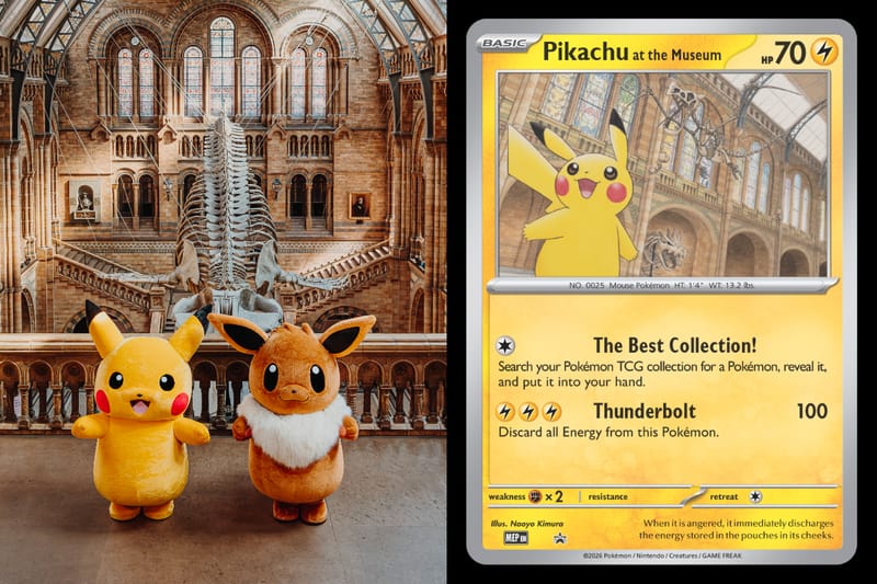 ロンドン自然史博物館で『ポケモン』30周年を記念したポップアップが