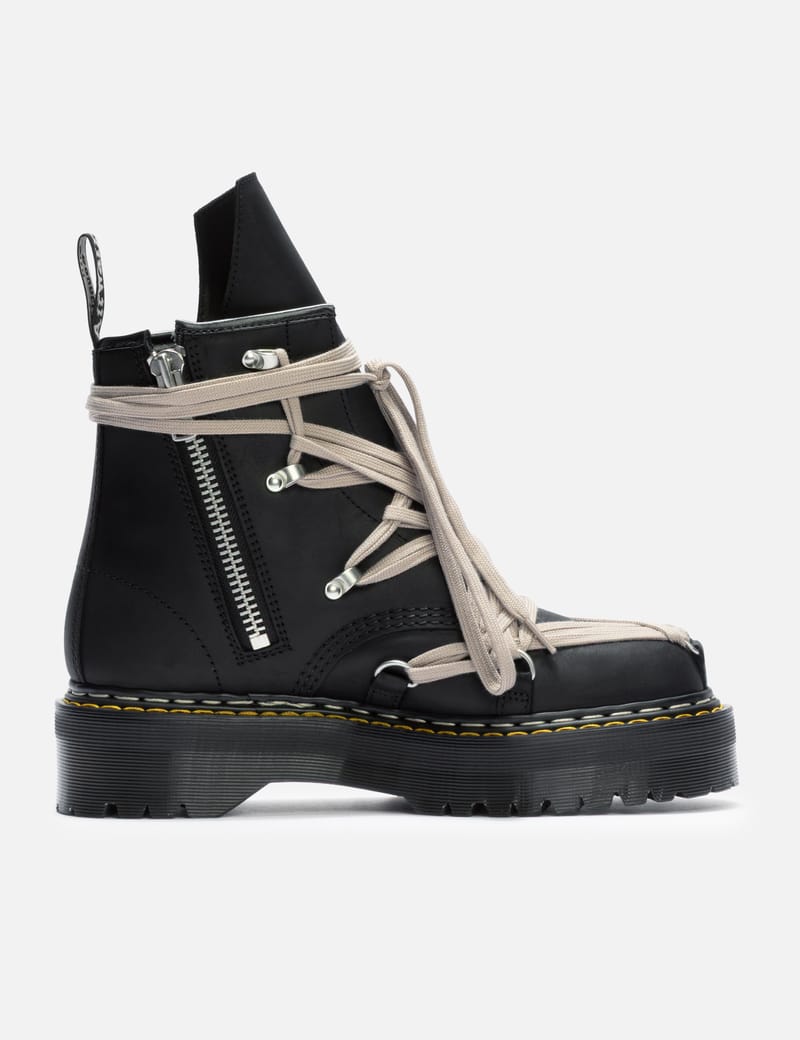 Rick Owens - Rick Owens X Dr. Martens 1460 Quad Sole Megalace