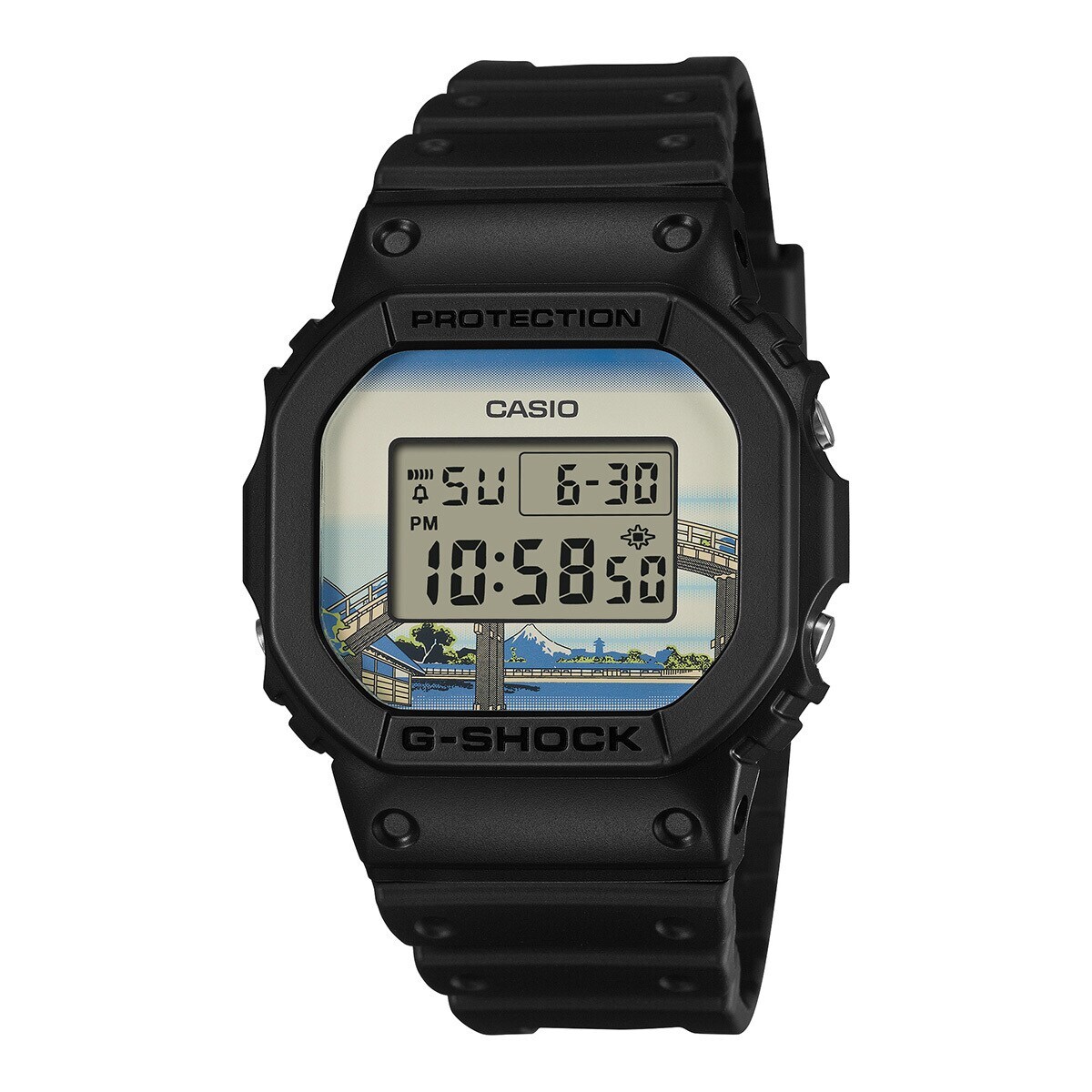 G-SHOCK 葛飾北斎「深川万年橋下」【国内正規品】DW-5600KHFM25-1JR