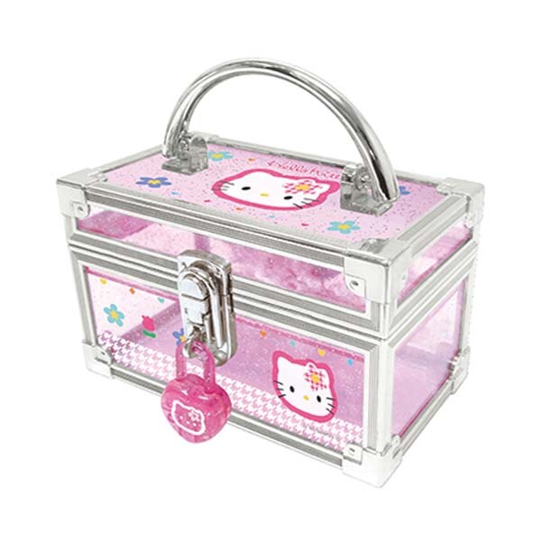 サンリオ ハローキティ 鍵付きミニバニティケース カオハナ 平成レトロ