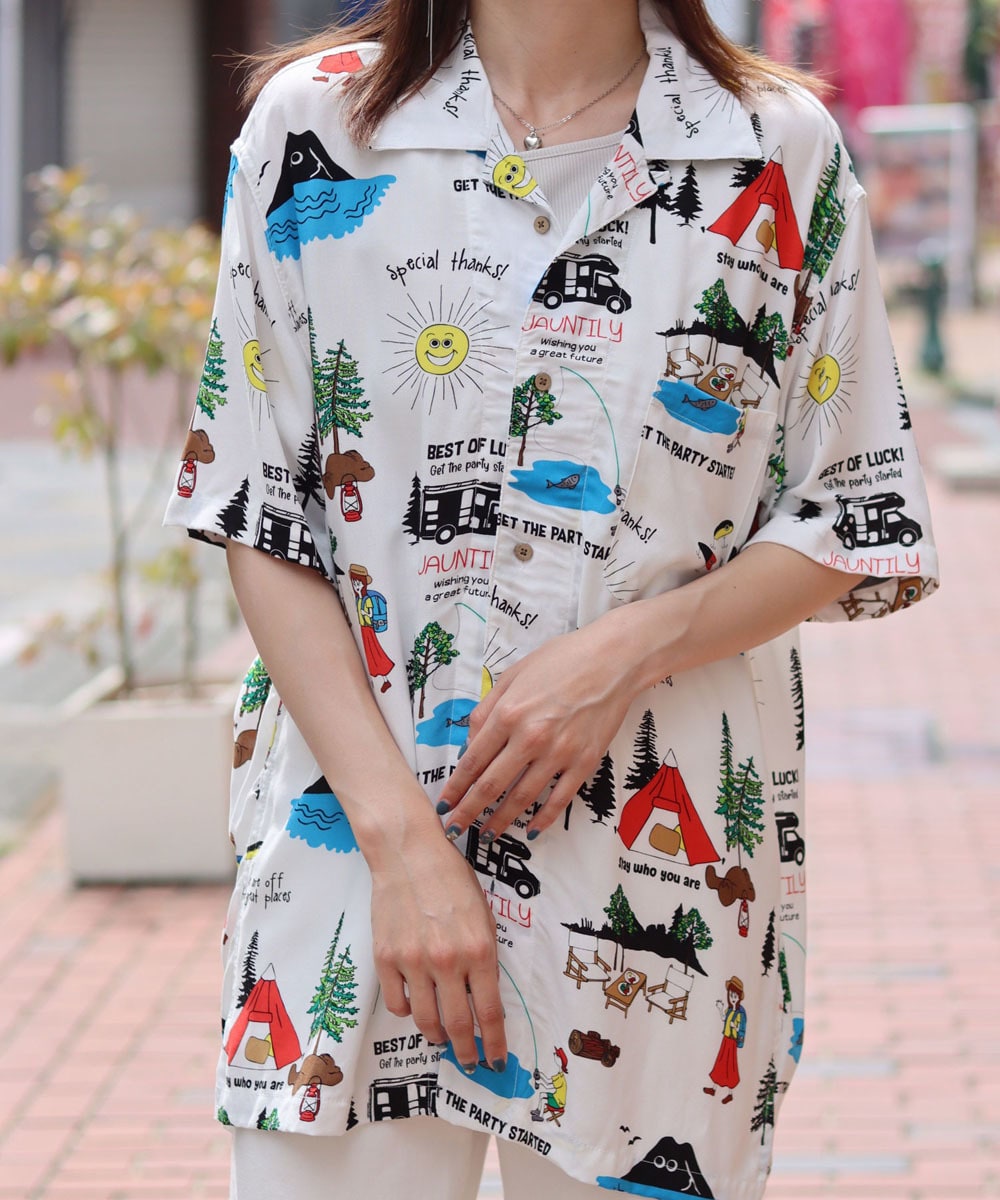 2025新柄追加】 レーヨン オープンカラー アロハシャツ ハワイアン