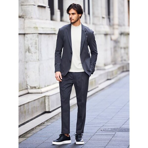 EC LIMITED】ナイロントリコットストレッチスーツ | アウール(AOURE