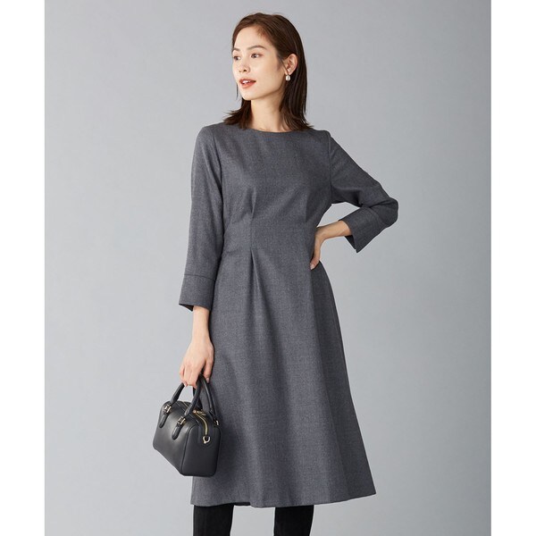 ウールソフトジョーゼット ワンピース | 組曲(KUMIKYOKU) | マルイ