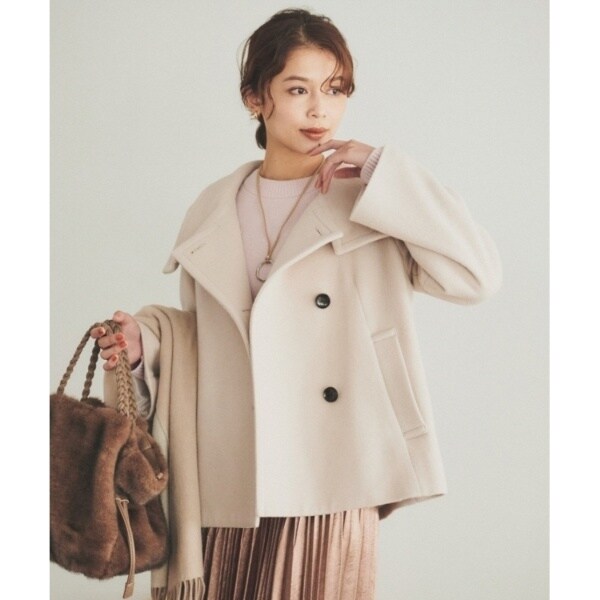 日本製】2WAYウールショートコート | アンタイトル(UNTITLED) | マルイ