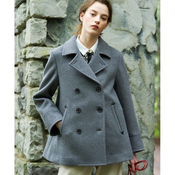 SS-Msize】Super140sウールAラインPコート | ドレステリア(DRESSTERIOR