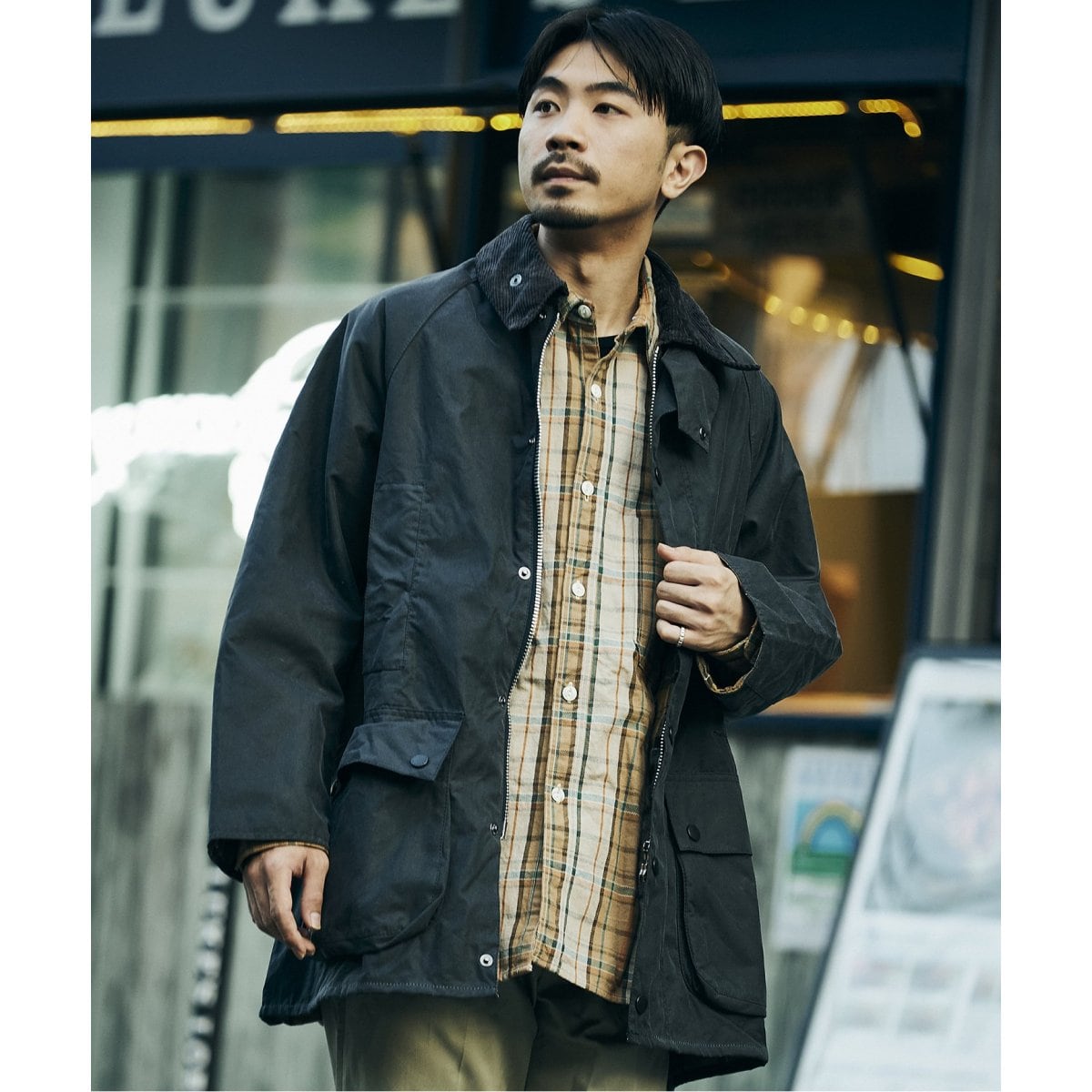 Barbour BEAUFORT SL サイズ38 英国製
