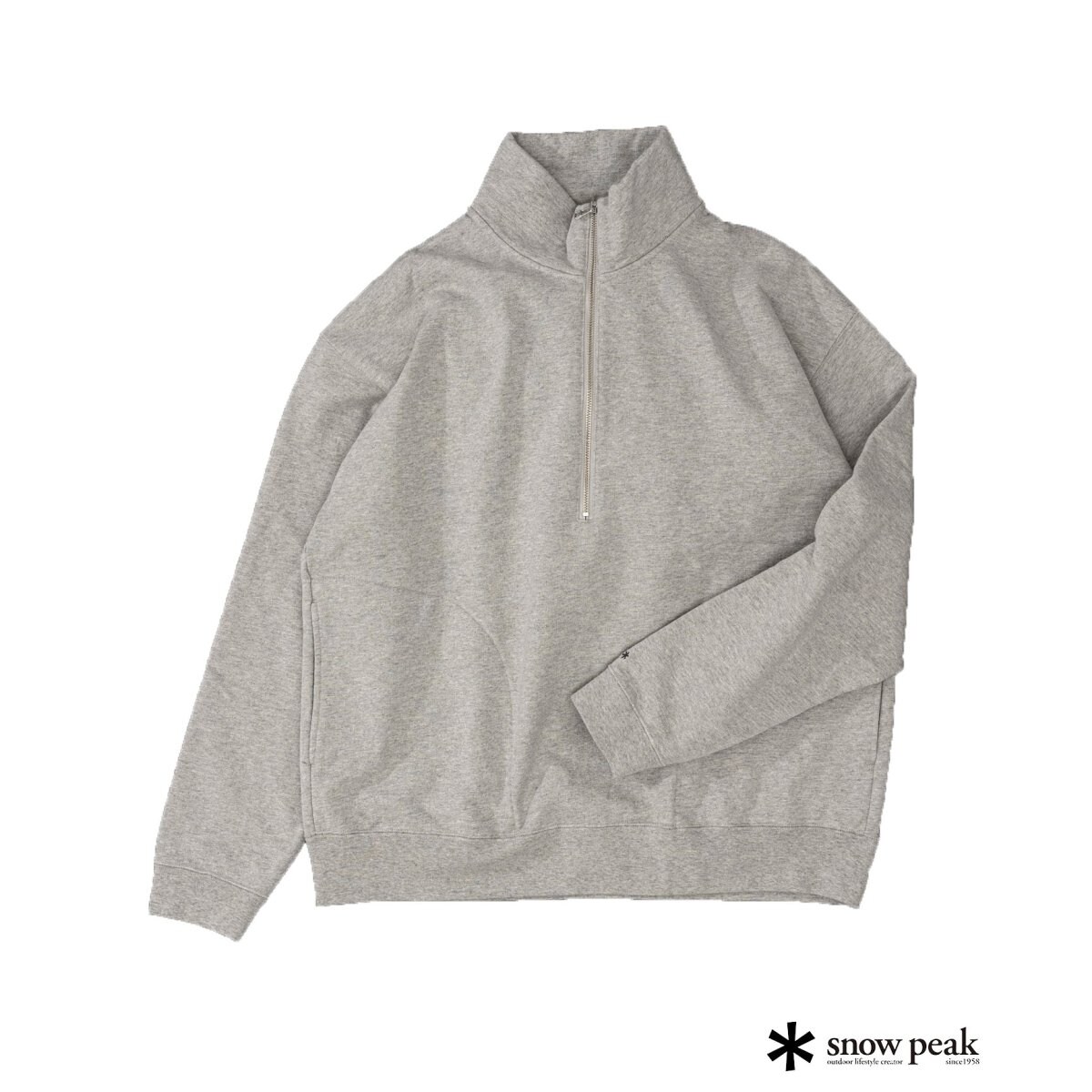 SNOWPEAK / スノーピーク 別注 リサイクルコットン ハーフジップ