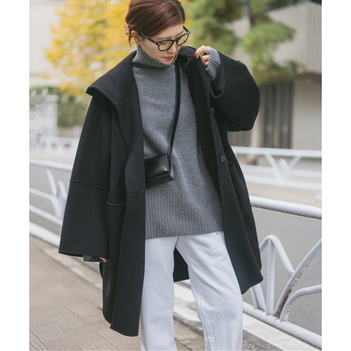 ≪追加≫スーパー160sテントラインショートコート | スピック＆スパン