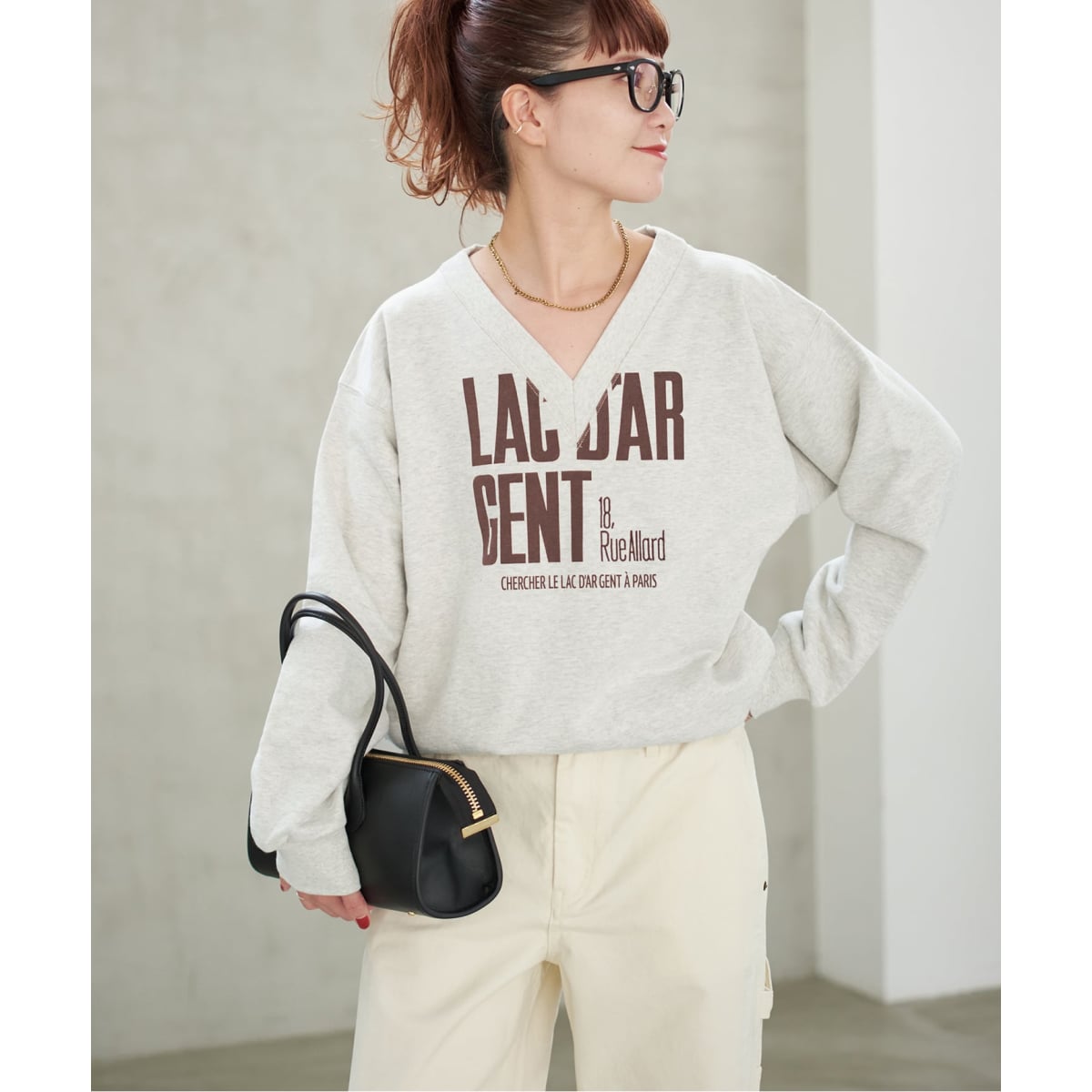 La Hutte / ラ ユット 別注Vネックスウェット* | スピック＆スパン