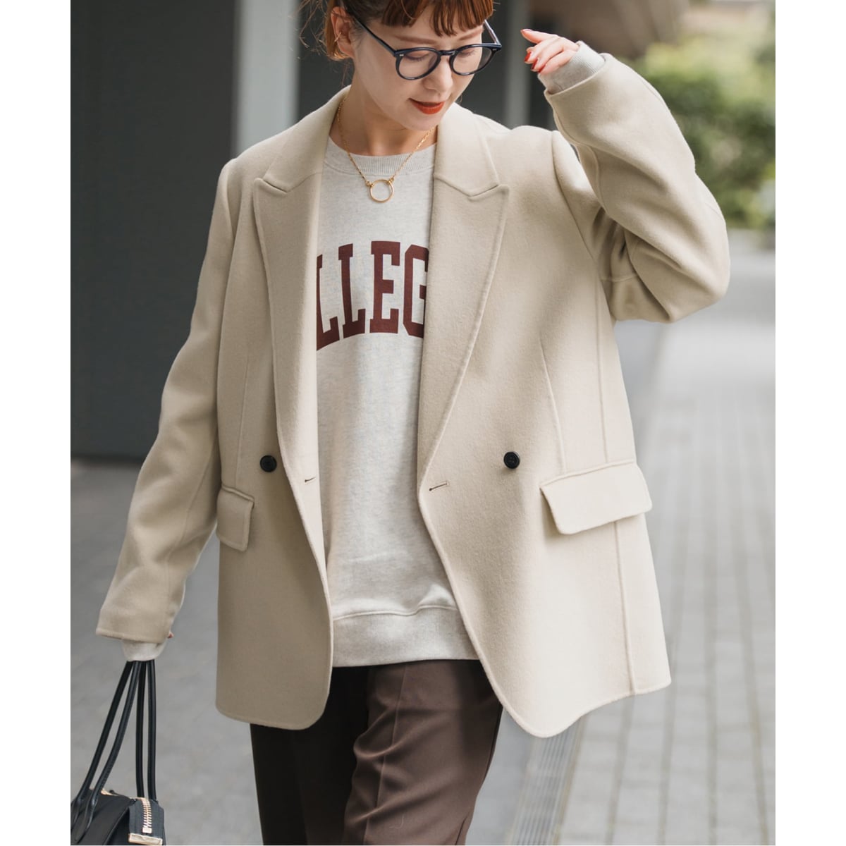 120Sビーバーピークドラベルジャケット | スピック＆スパン(Spick and