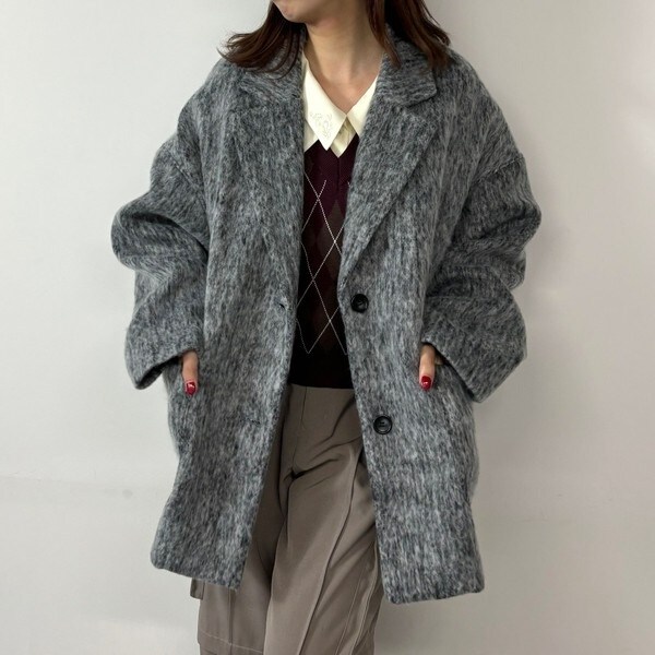 シャギーショートコート | NICOLE CLUB | マルイウェブチャネル