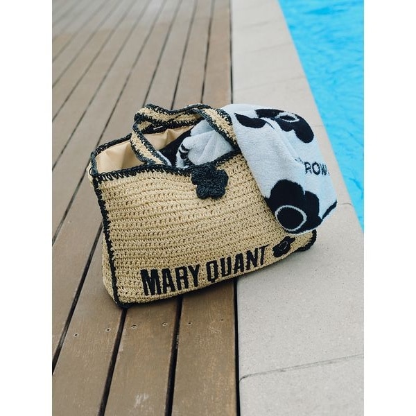 WEB限定カラー】【LILY BROWN×MARY QUANT】ロゴ刺繍カゴバッグ