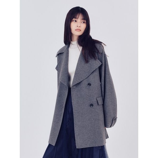 ウールリバーミドルAラインコート | フレイ アイディー(FRAY I.D