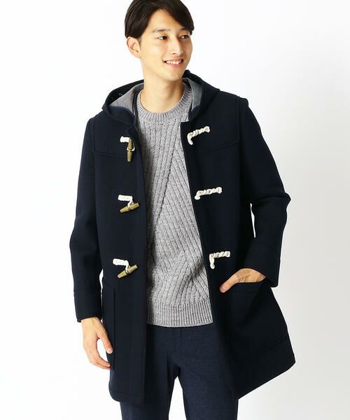 セール】 【超軽量】ダブルフェイスダンボールニット ダッフルコート