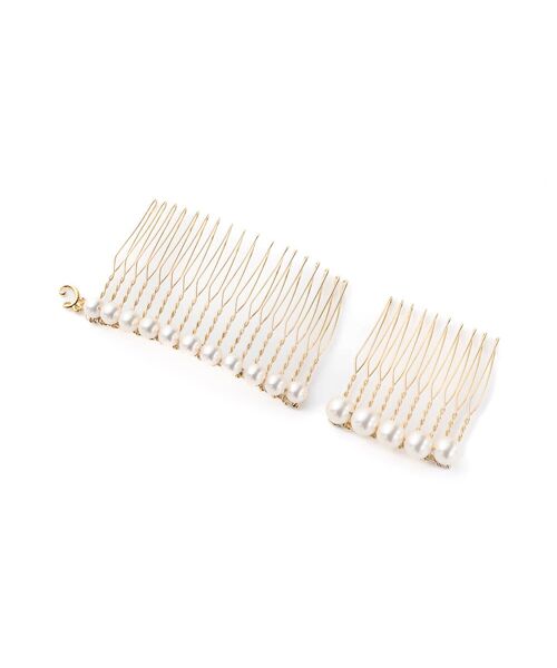 ポライトシェルパール コーム2個セット （カチューシャ・カチューム