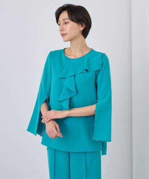 セール】 【Eternal Line 2024】ストレッチクロスアシメフリル