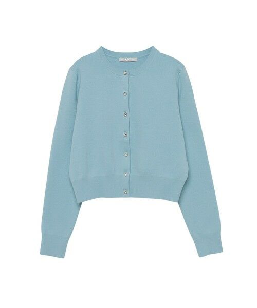 セール】 コットンカシミヤクルーネック カーディガン （カーディガン