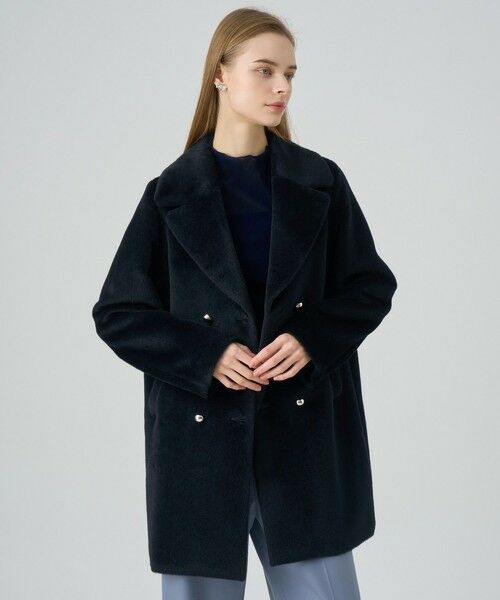 セール】 アルパカシャギーピーコート （ピーコート）｜ANAYI / アナイ