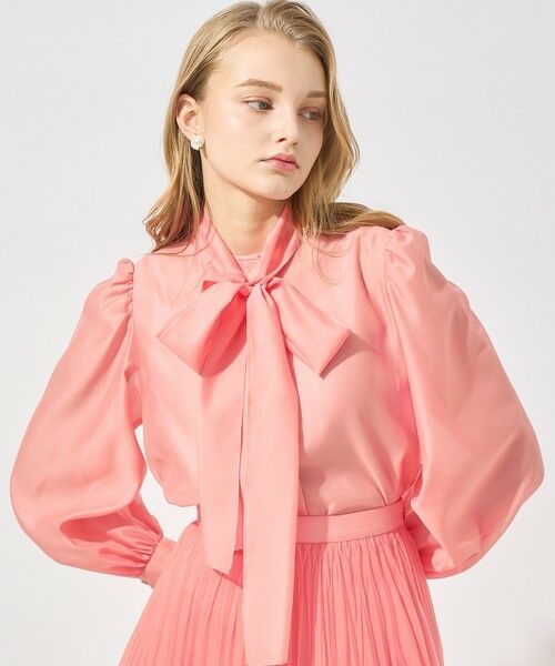 Eternal Line 2025】シアーオーガンジーボウタイ ブラウス （シャツ