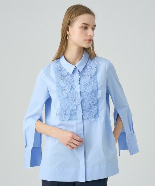 セール】 【Eternal Line 2025】コンパクトコットン刺繍シャツ