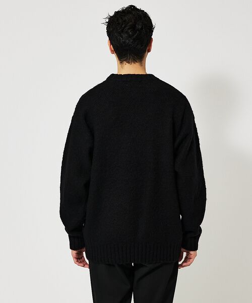 セール】 ウール / モヘアブレンド ローゲージニット （ニット