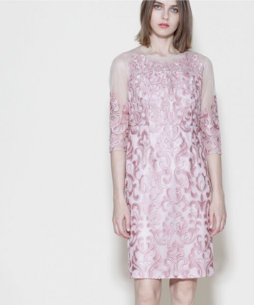 セール】 刺繍タイトワンピース （ドレス）｜GRACE CONTINENTAL