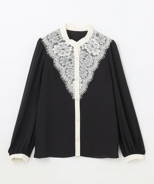 バイカラーレースブラウス （シャツ・ブラウス）｜GRACE CONTINENTAL